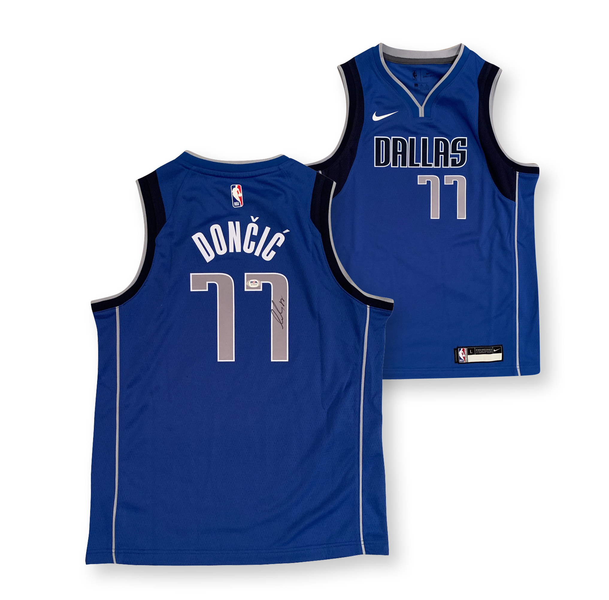 luka doncic signed basketball