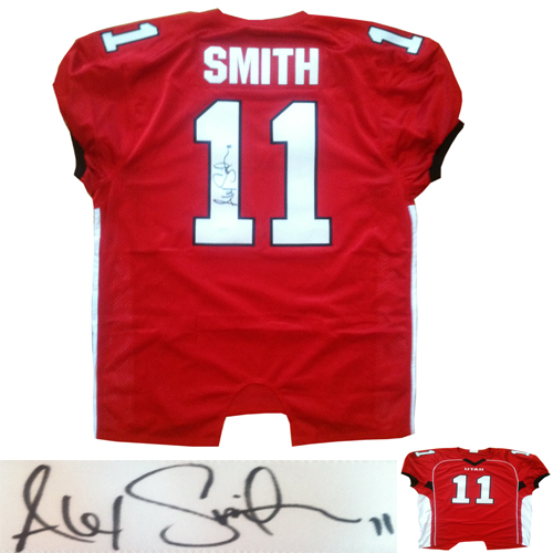 Alex Smith Signed Utah Football Jersey TriStar COA 49ers