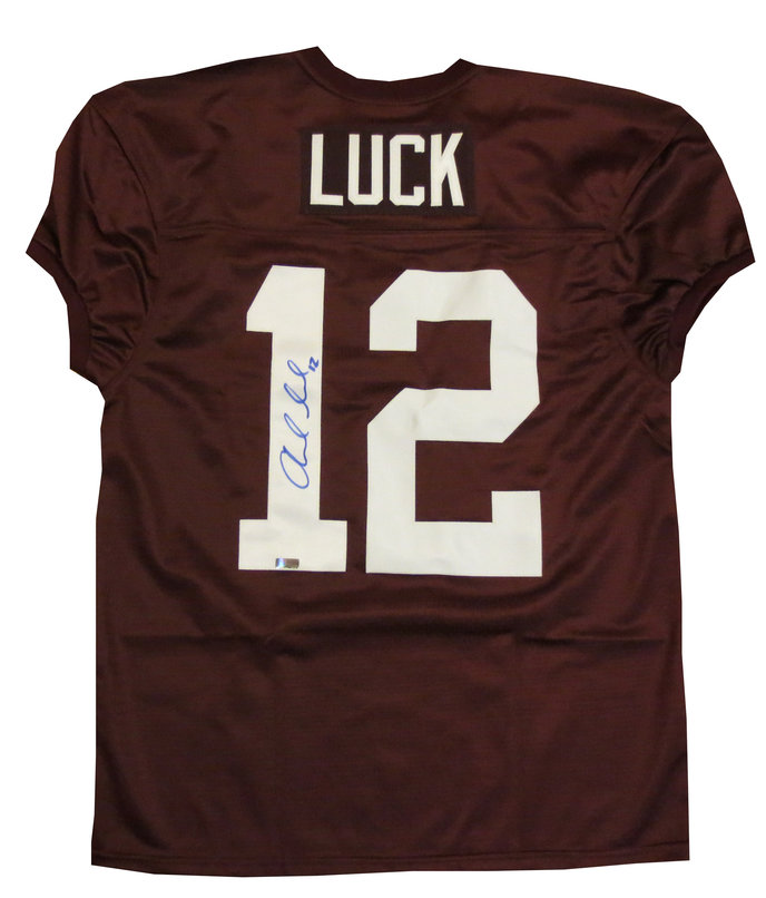 andrew luck autographed jersey