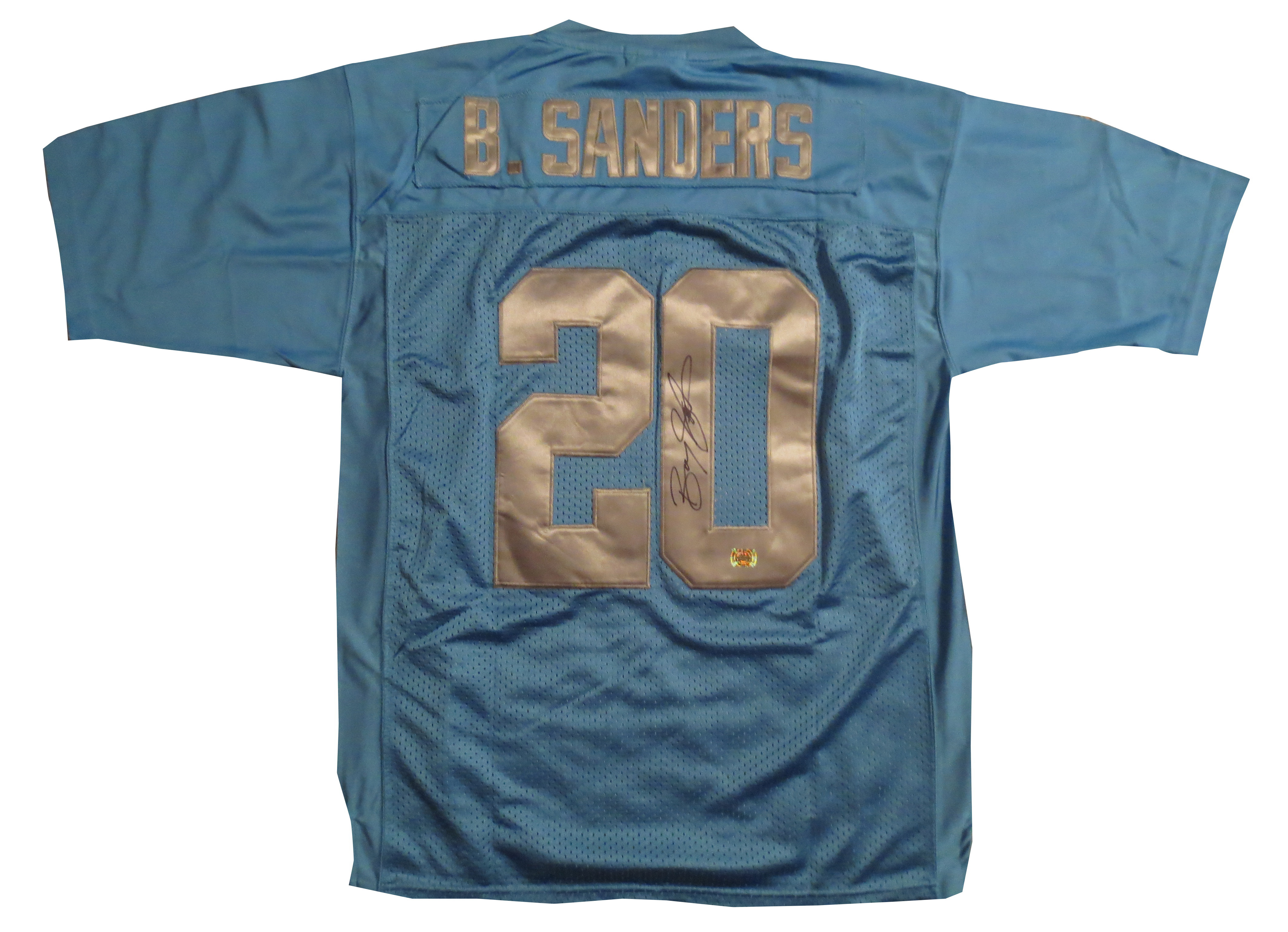 barry sanders autographed jersey