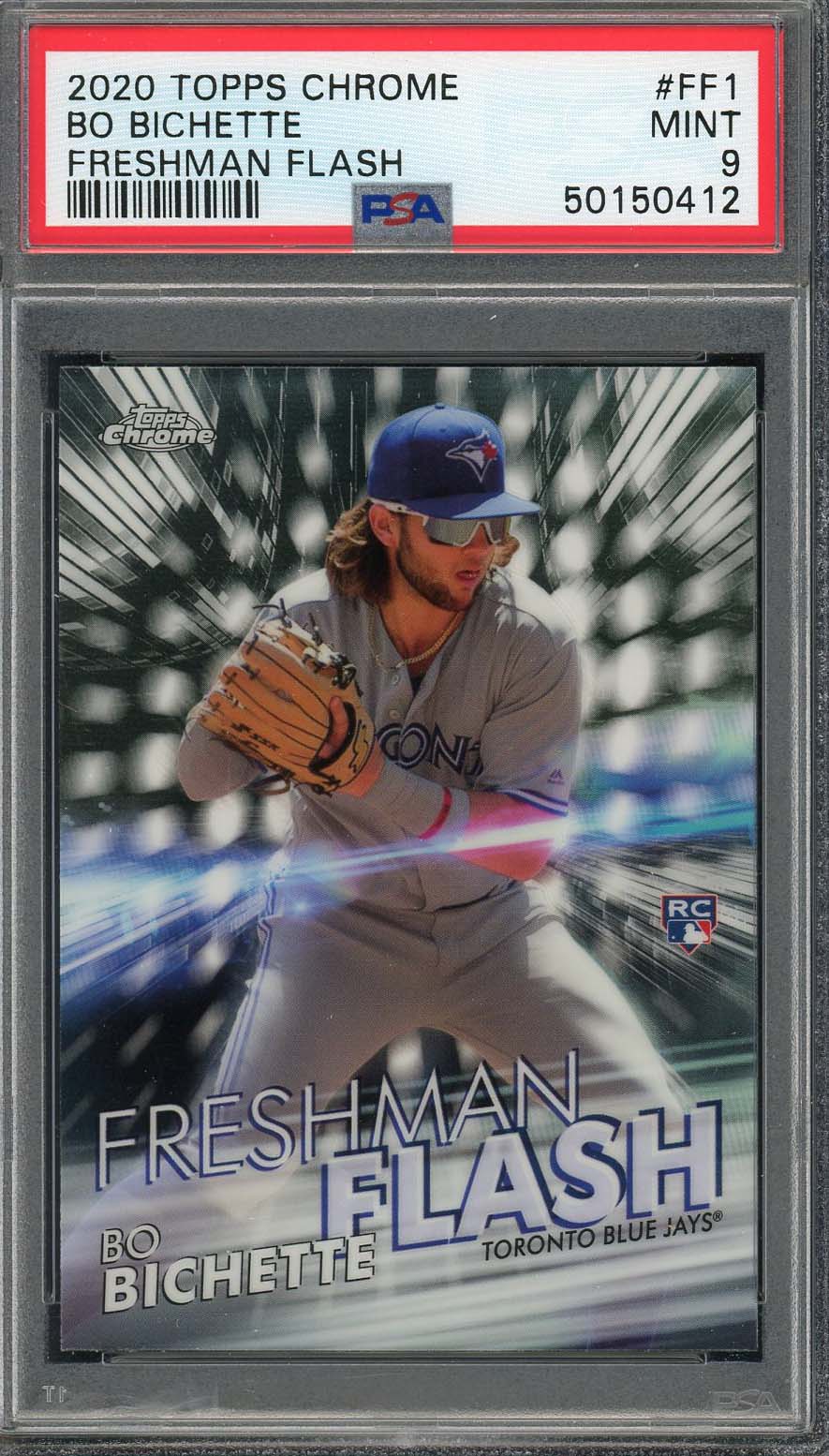 Bo Bichette 2020 Topps Chrome Freshman Flash Baseball Card #FF1 PSA 9