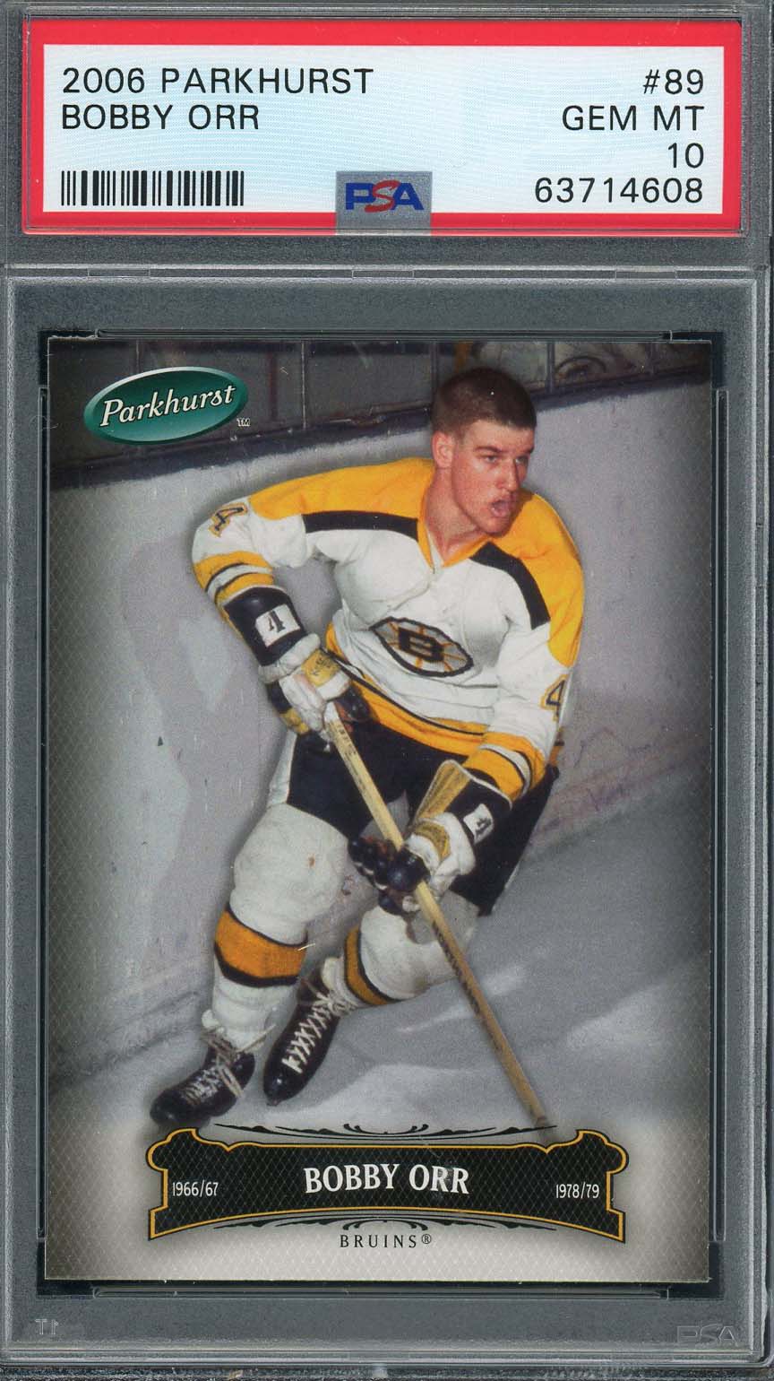 Bobby Orr 2006 Parkhurst Hockey Card #89 Graded PSA 10