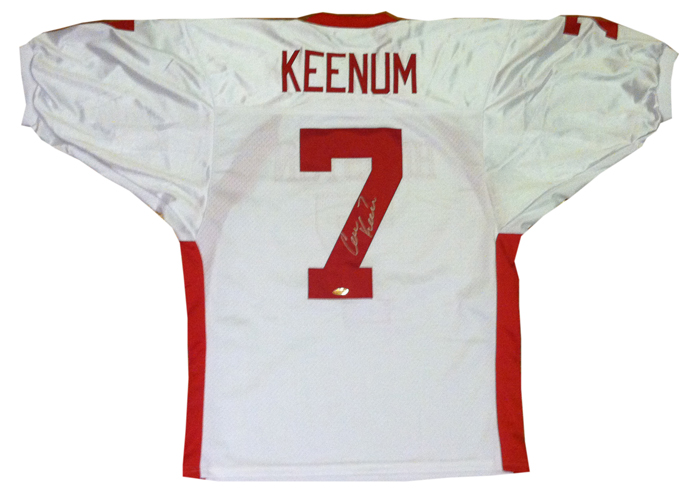Case Keenum Signed University of Houston Jersey TriStar COA