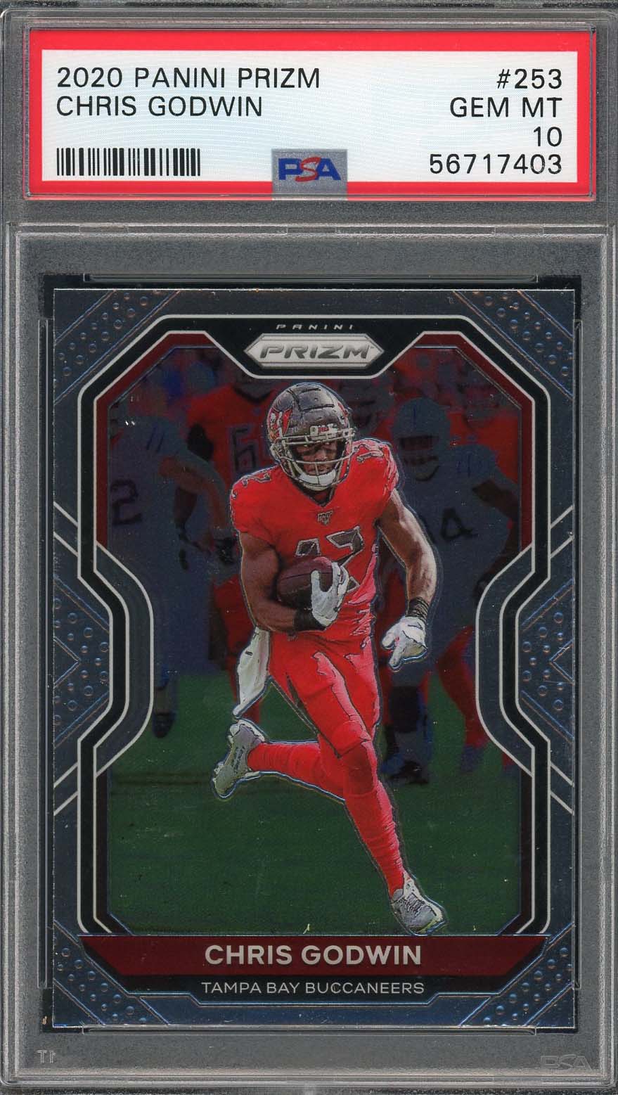 Chris Godwin 2020 Panini Prizm Football Card #253 Graded PSA 10