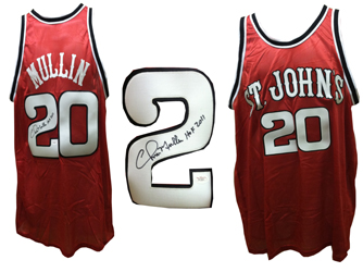 Chris Mullin Signed St. Johns University Red Storm Jersey JSA