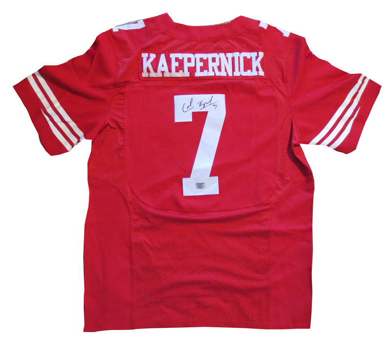 colin kaepernick autographed jersey