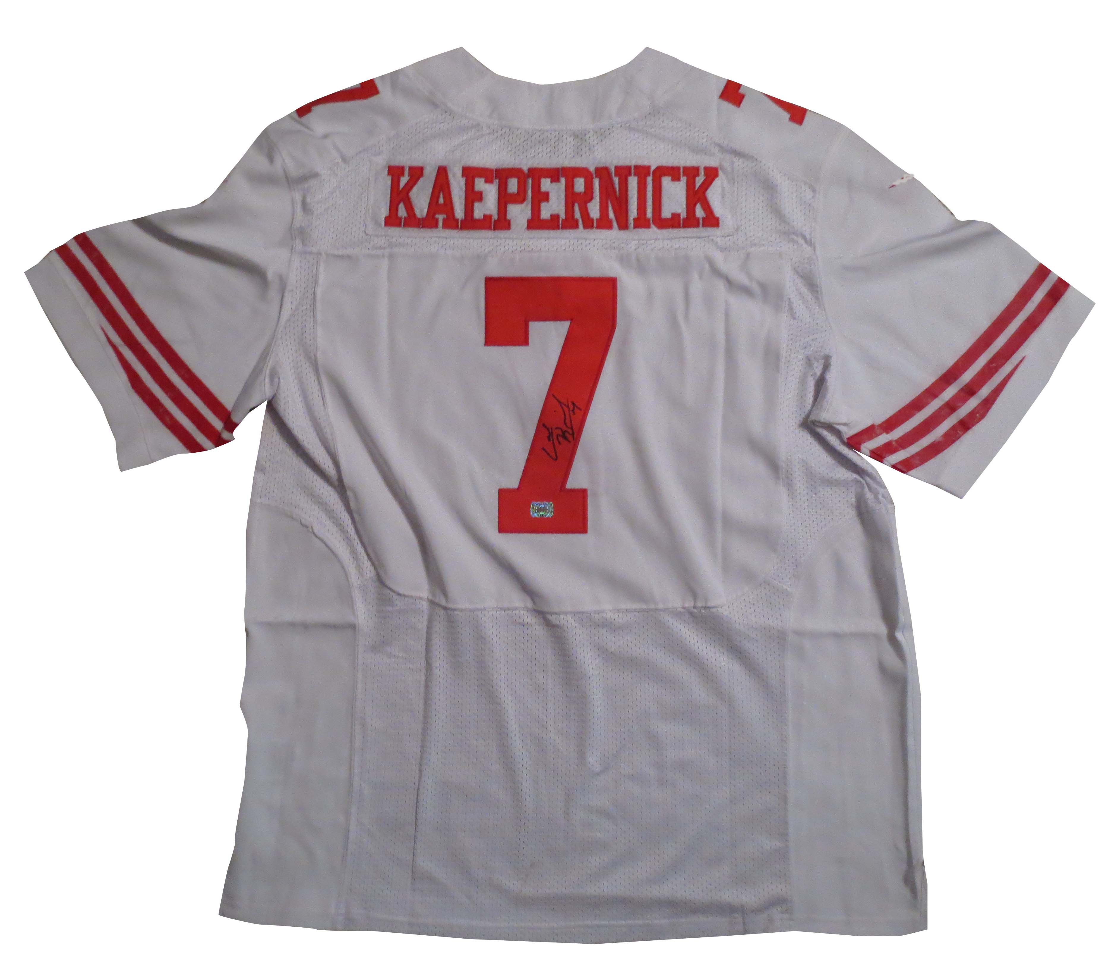 colin kaepernick autographed jersey