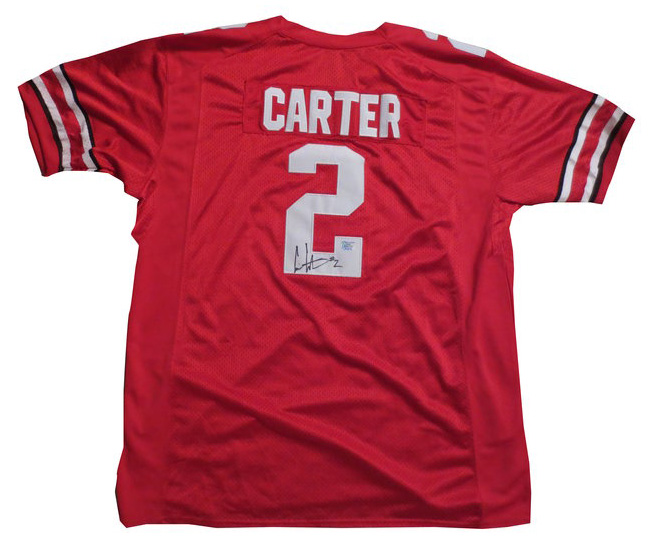 cris carter autographed jersey