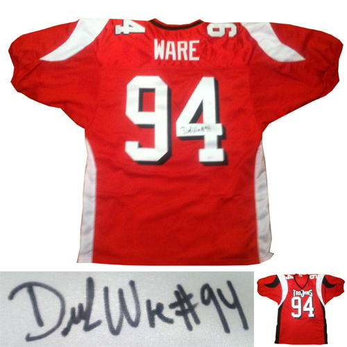 DeMarcus Ware Signed Troy University Football Jersey JSA COA