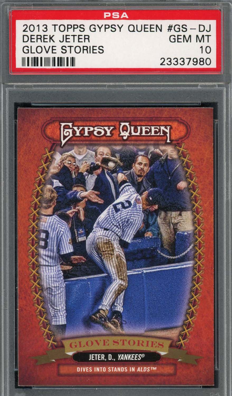 Derek Jeter 2013 Topps Gypsy Queen Baseball Card #GS-DJ Graded PSA 10 GEM MINT