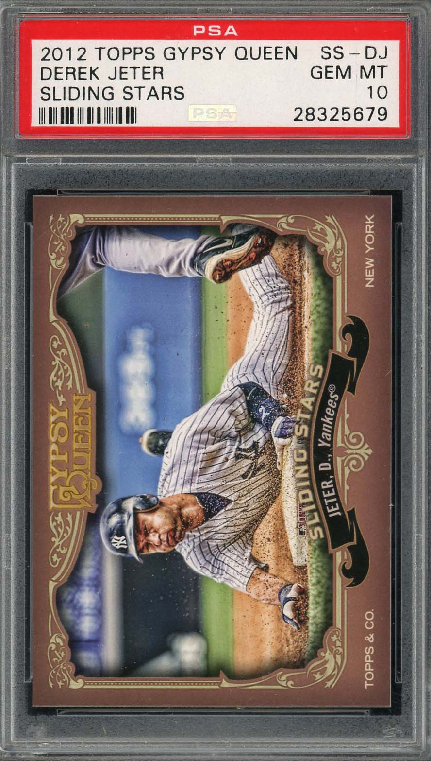 Derek Jeter 2012 Topps Gypsy Queen Baseball Card #SS-DJ Graded PSA 10 GEM MINT