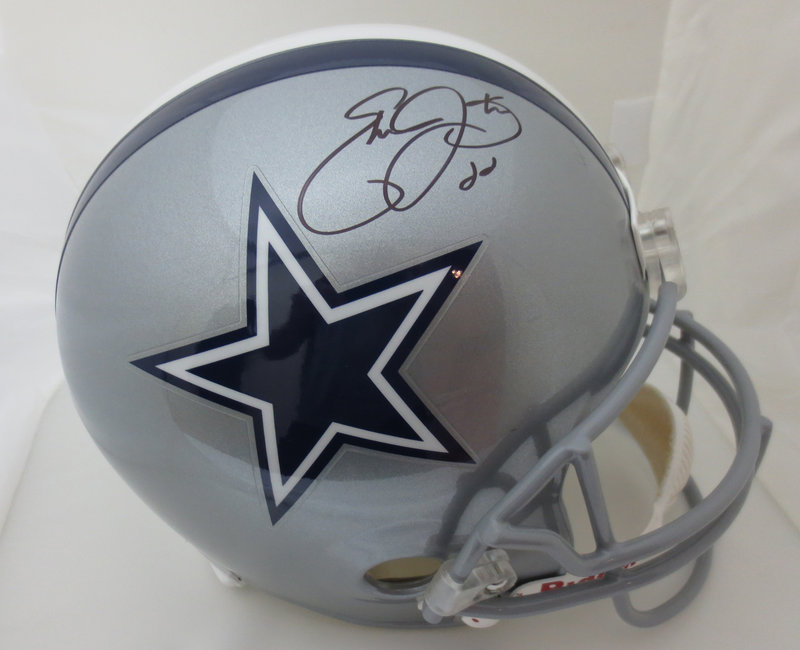 emmitt smith signed helmet