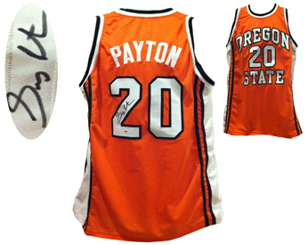 Gary Payton Signed Oregon State University Jersey PSA/DNA COA