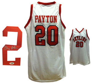 Gary Payton Signed Skyline High School Jersey PSA/DNA COA