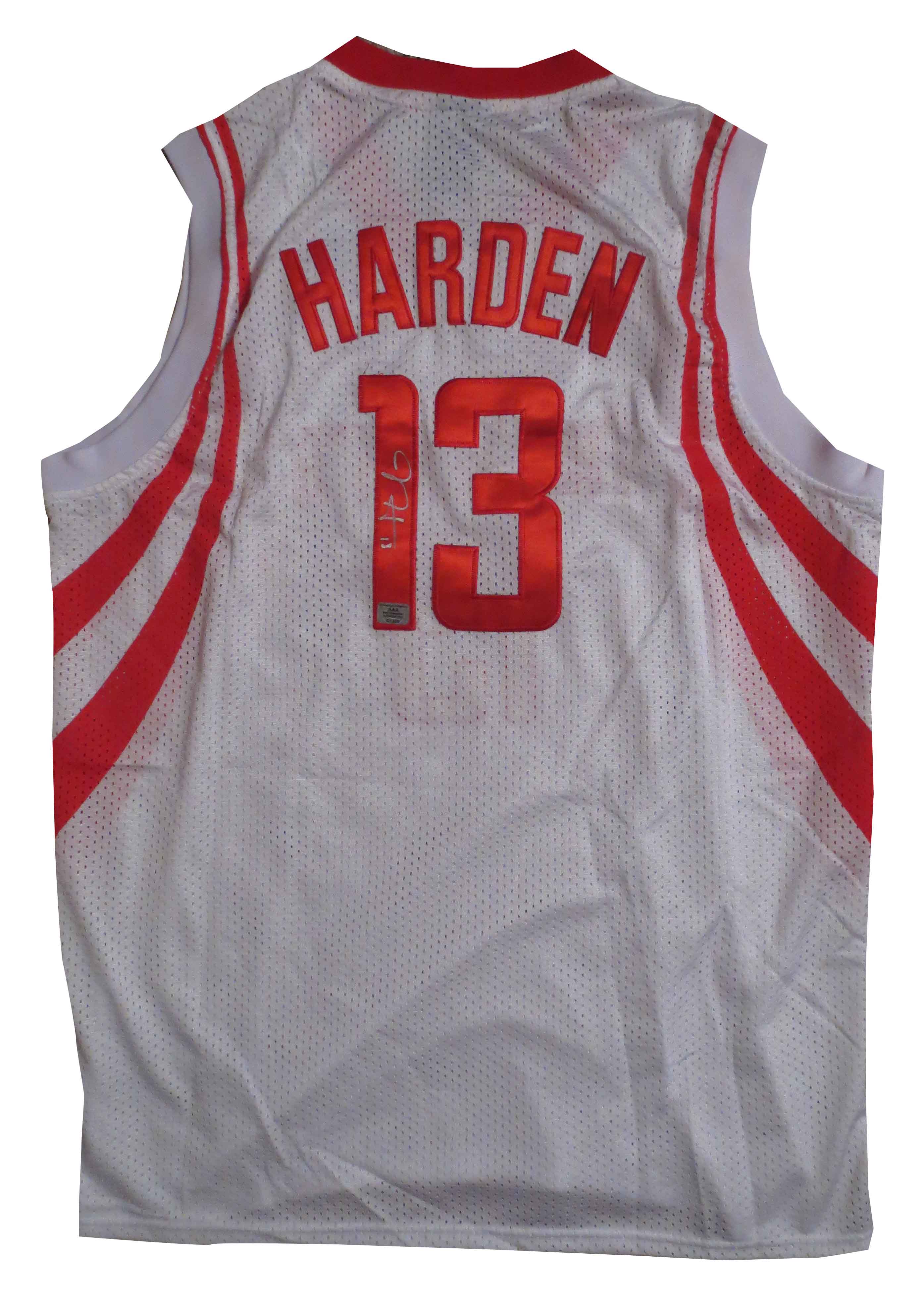 james harden autographed jersey