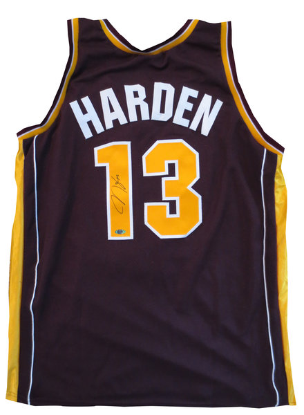 james harden jersey signed