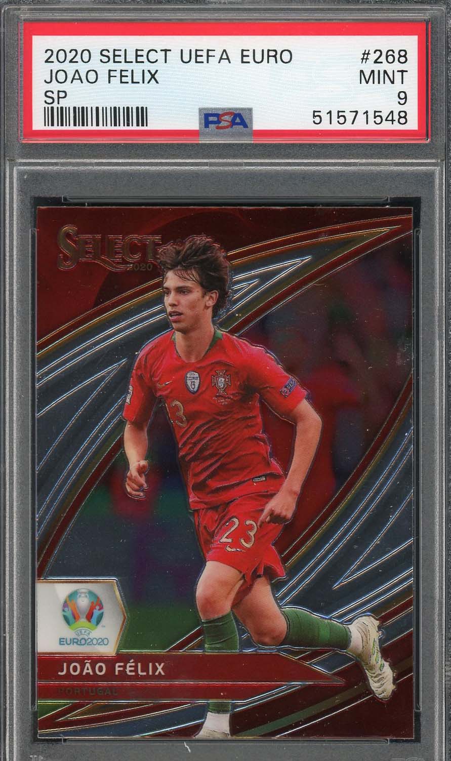 Joao Felix 2020 Select UEFA Euro Soccer Card #268 PSA 9 Joao Felix 2020 Select UEFA Euro Soccer Card #268 PSA 9
