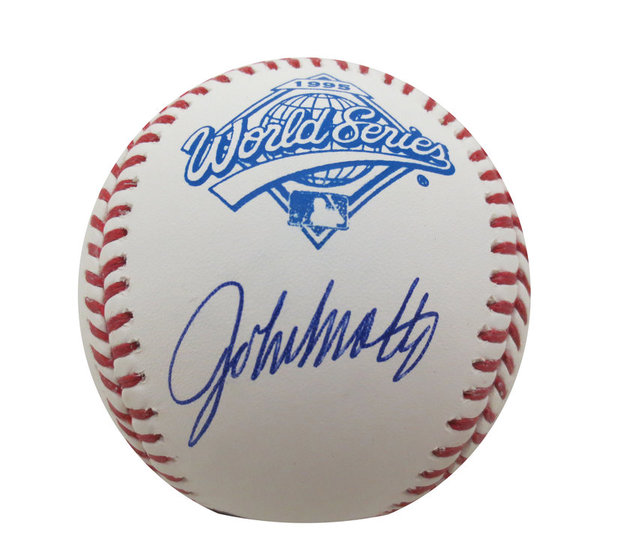 john smoltz autographed baseball