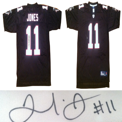 Julio Jones Signed Atlanta Falcons Reebok Football Jersey JSA CO