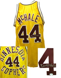 Kevin McHale Signed University of Minnesota Jersey JSA COA