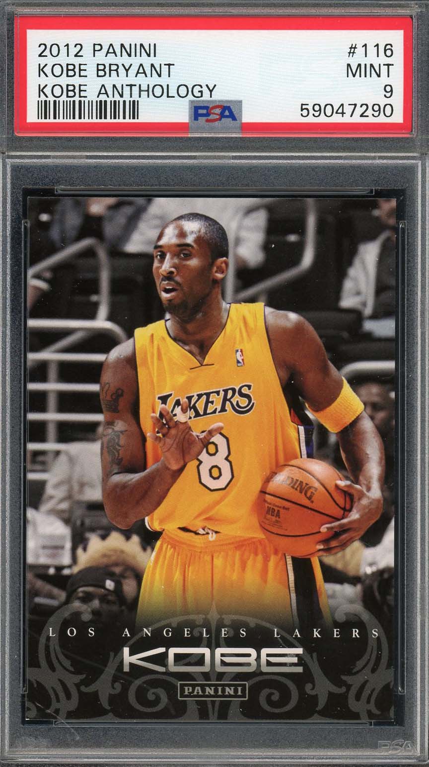 Kobe Bryant 2012 Panini Anthology Basketball Card #116 Graded PSA 9