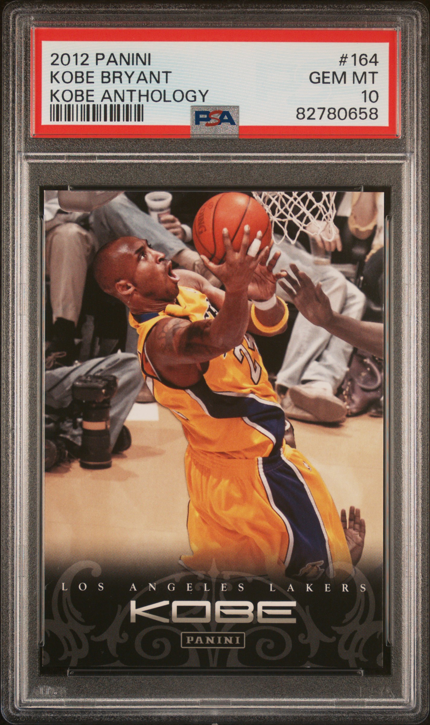 Kobe Bryant 2012 Panini Anthology Basketball Card #164 Graded PSA 10