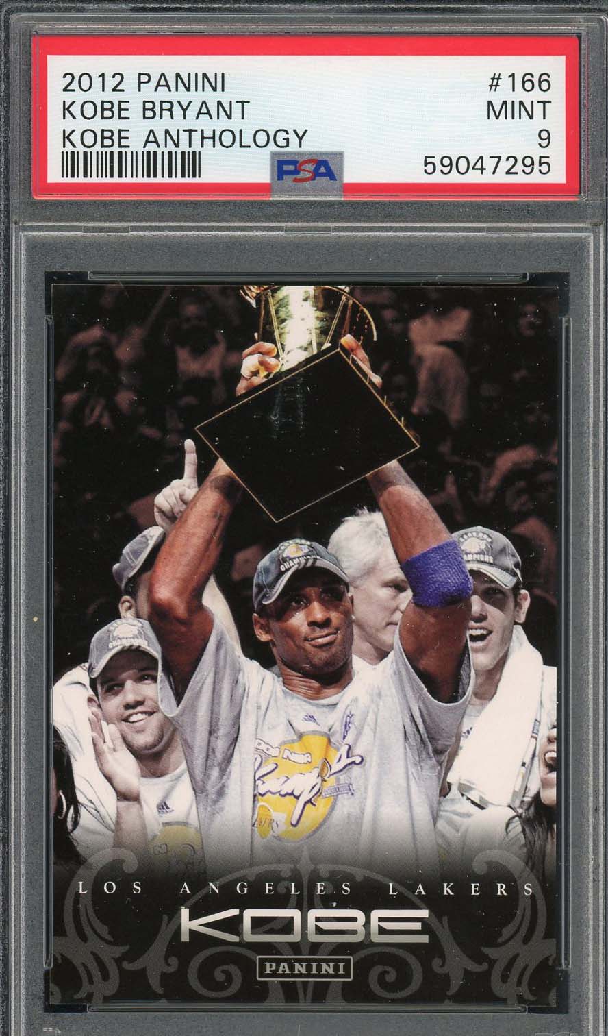 Kobe Bryant 2012 Panini Anthology Basketball Card #166 Graded PSA 9