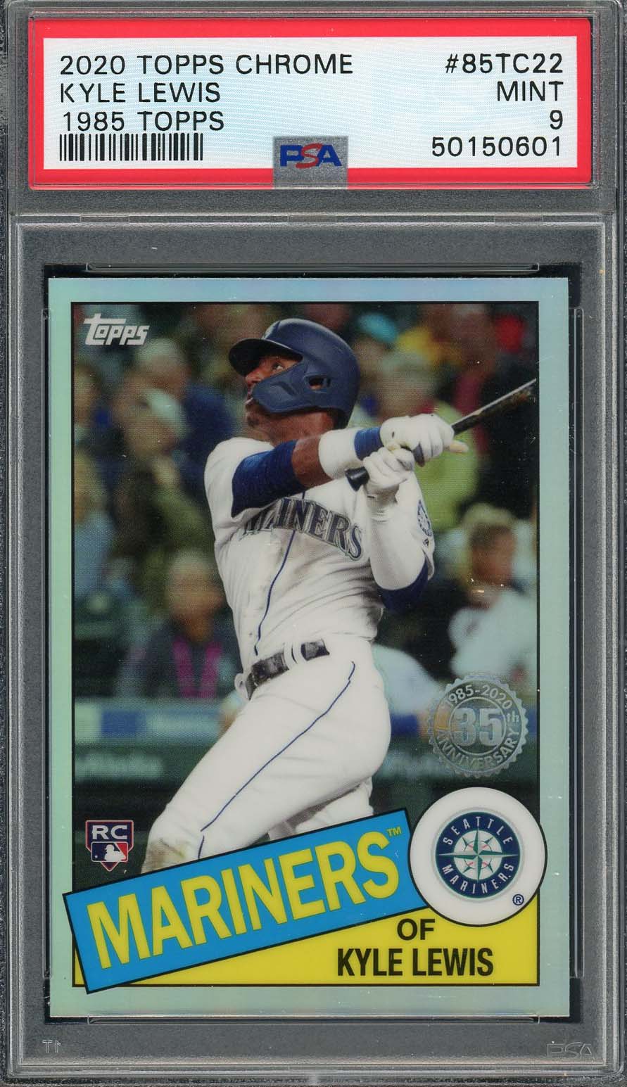 Kyle Lewis 2020 Topps Chrome 1985 Topps Baseball Rookie Card RC #85TC22 PSA 9