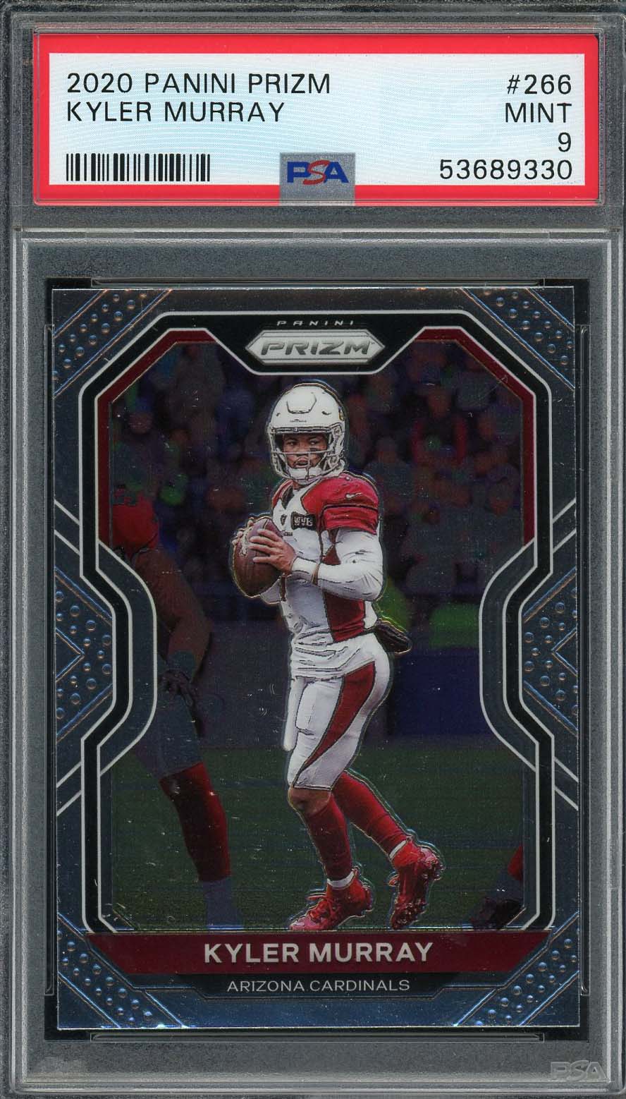 Kyler Murray 2020 Panini Prizm Football Card #266 Graded PSA 9