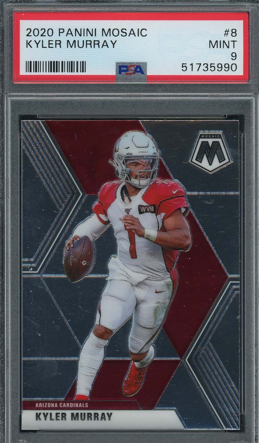 Kyler Murray 2020 Panini Mosaic Football Card #8 Graded PSA 9 Kyler Murray 2020 Panini Mosaic Football Card #8 Graded PSA 9