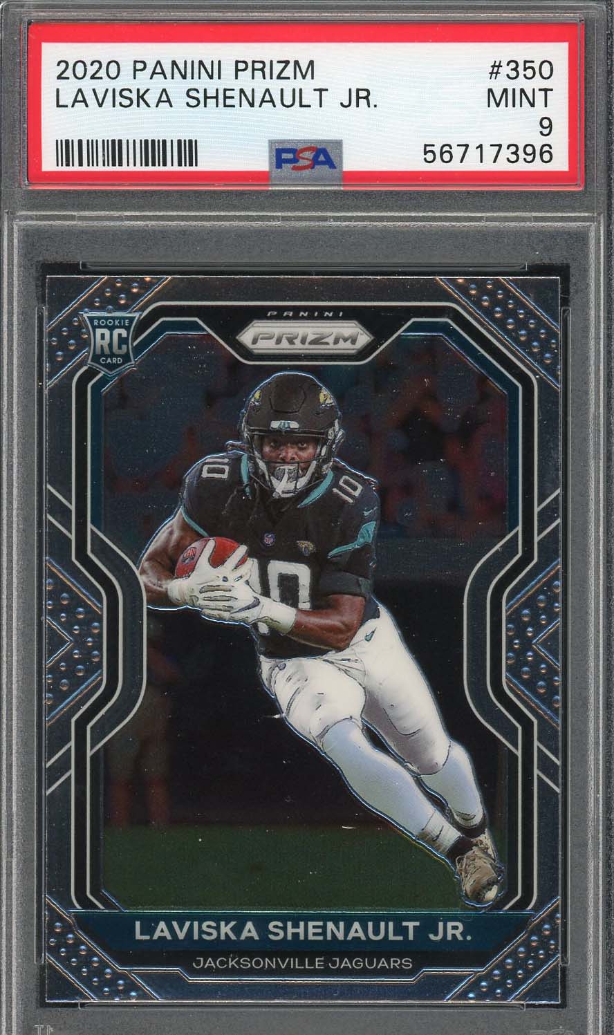 Laviska Shenault Jr 2020 Panini Prizm Football Rookie Card #350 Graded PSA 9