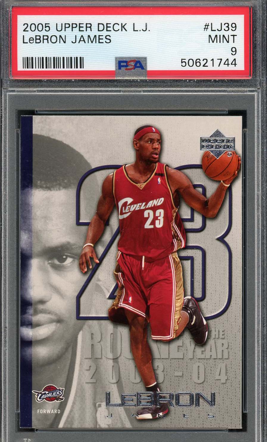 LeBron James 2005 Upper Deck Basketball Card #LJ39 Graded PSA 9 LeBron James 2005 Upper Deck Basketball Card #LJ39 Graded PSA 9