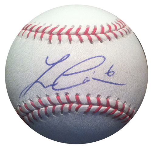 Lorenzo Cain Signed MLB Baseball Kansas City Royals JSA COA