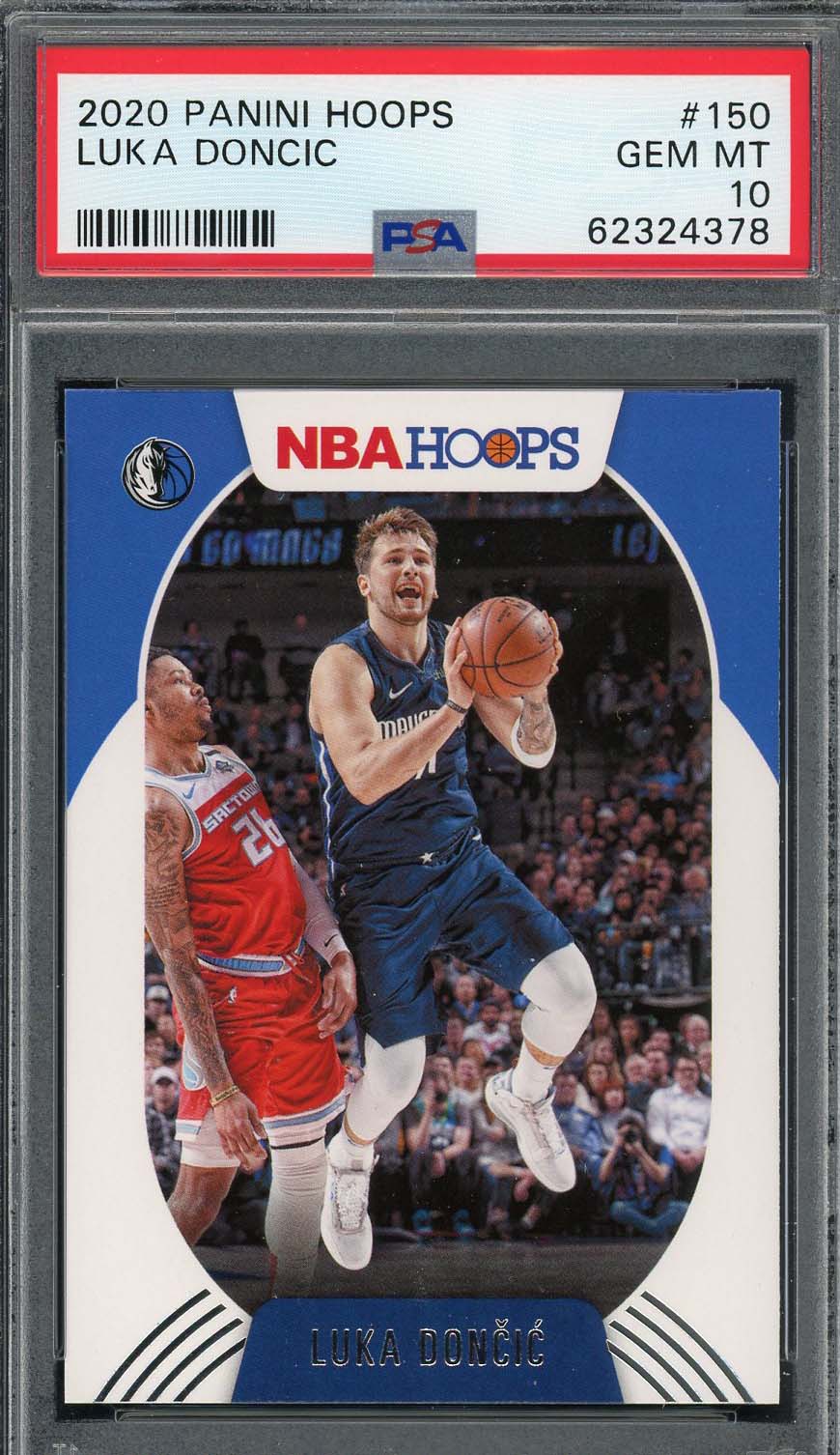 Luka Doncic 2020 Panini Hoops Basketball Card #150 Graded PSA 10
