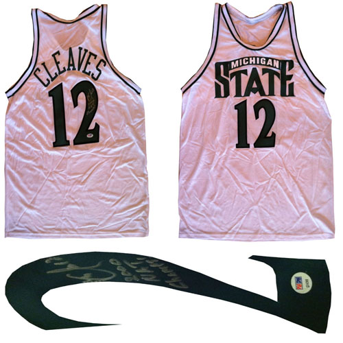 Mateen Cleaves Signed Michigan State MSU Jersey PSA/DNA COA