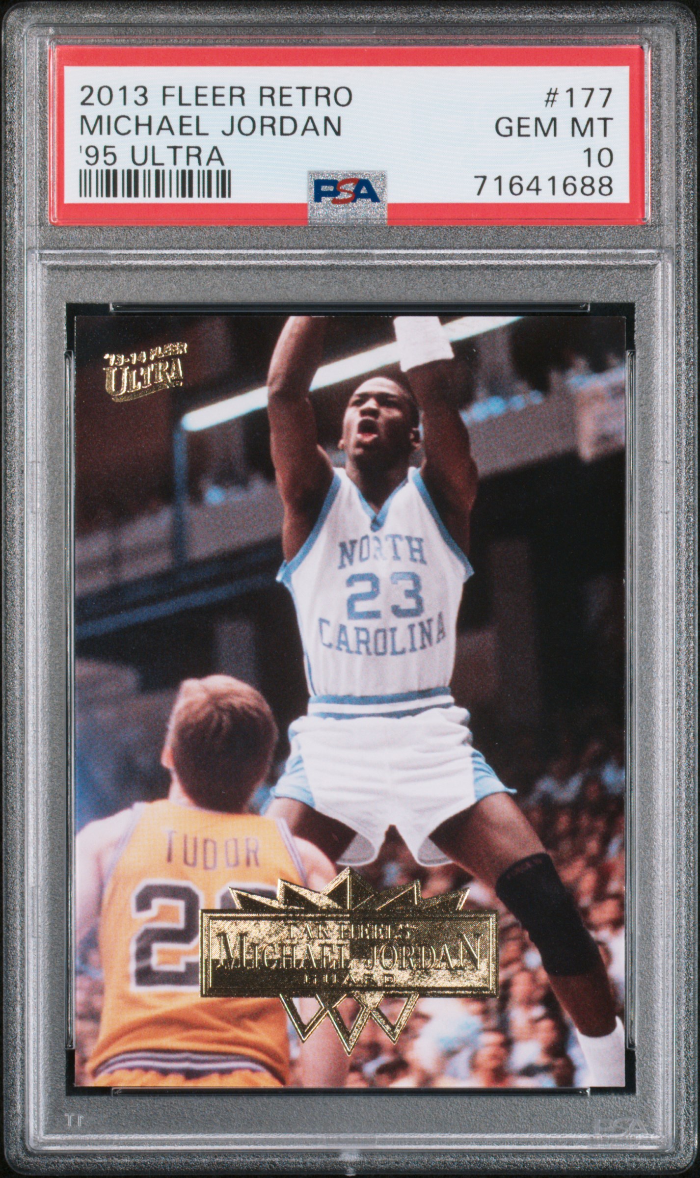 Michael Jordan 2013 Fleer Retro 95 Ultra Basketball Card #177 Graded PSA 10