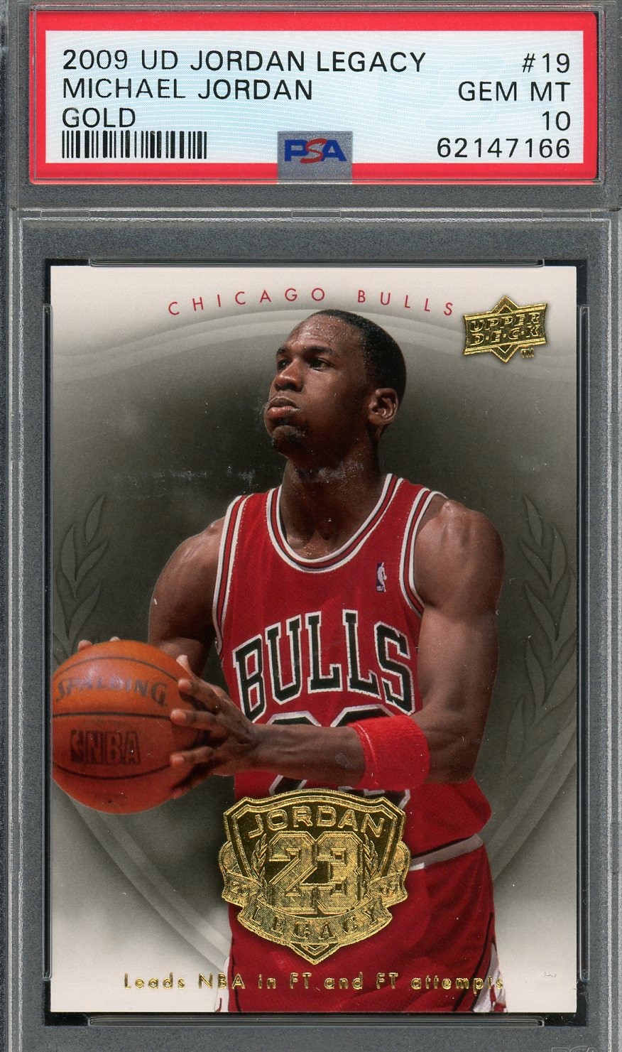 Michael Jordan 2009 Upper Deck Legacy Basketball Card #31 Graded PSA 10