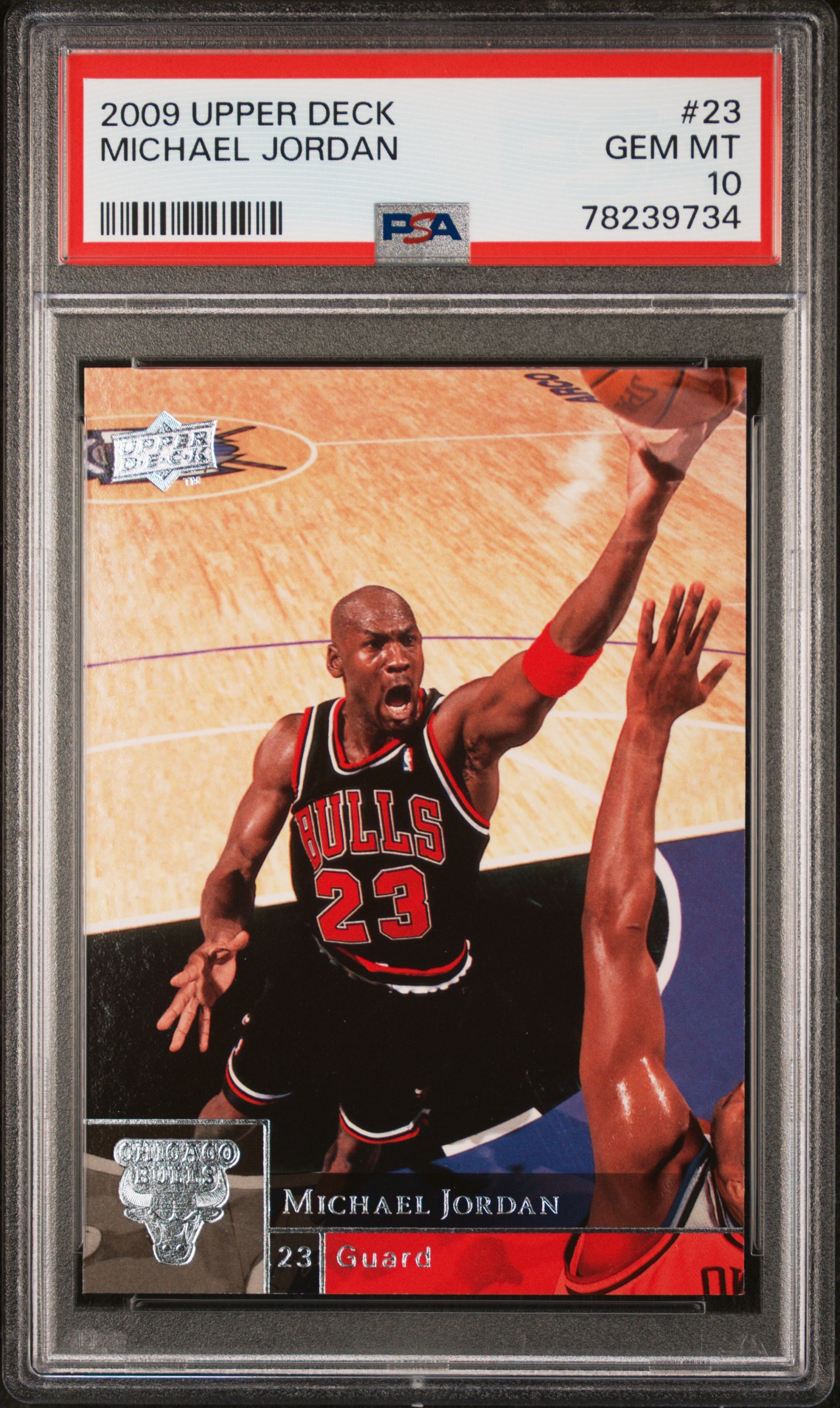 Michael Jordan 2009 Upper Deck Basketball Card #23 Graded PSA 10