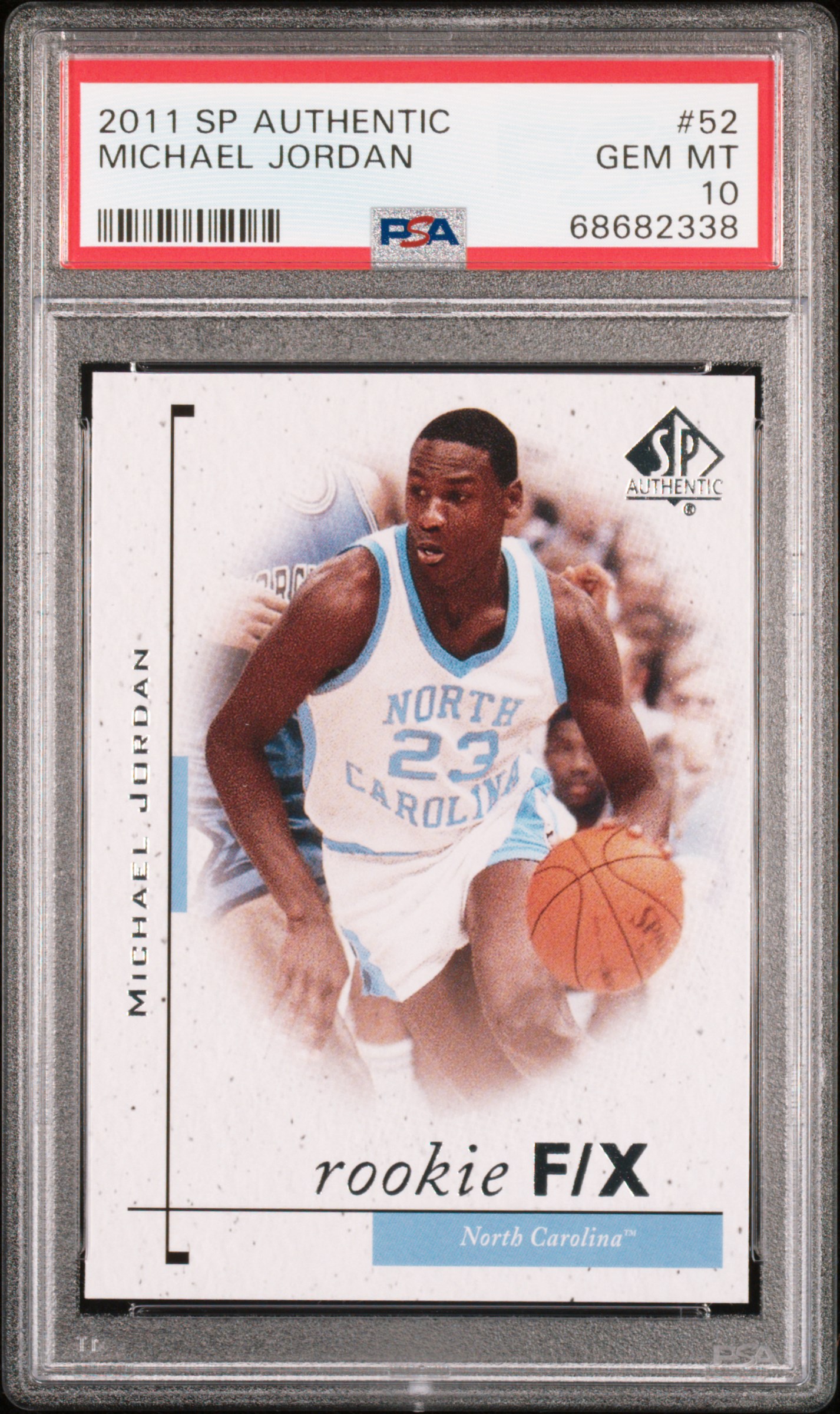 Michael Jordan 2011 Upper Deck SP Authentic Basketball Card #52 Graded PSA 10