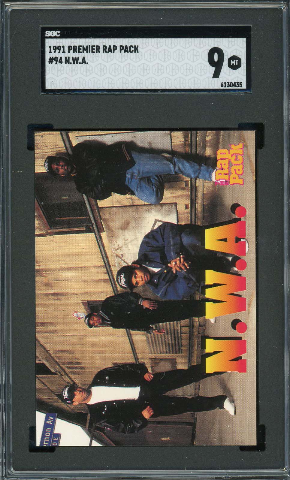 NWA 1991 Premier Rap Pack Card #94 Graded SGC 9