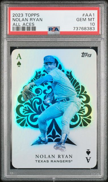 Nolan Ryan 2023 Topps All Aces Baseball Card #AA1 Graded PSA 10