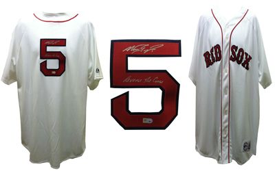 Nomar Garciaparra Signed Red Sox Jersey Reverse Curse MLB COA