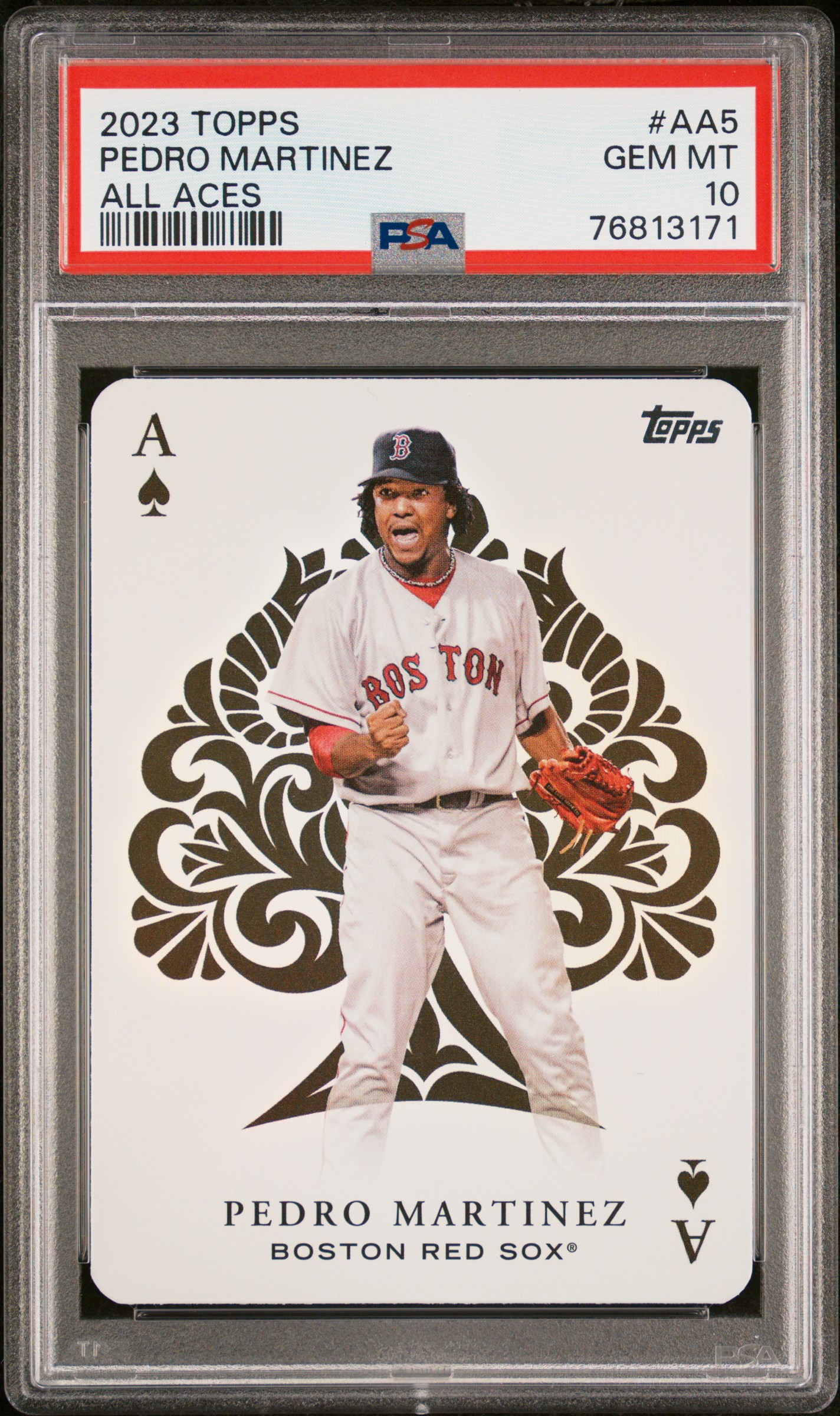 Pedro Martinez 2023 Topps All Aces Baseball Card #AA5 Graded PSA 10