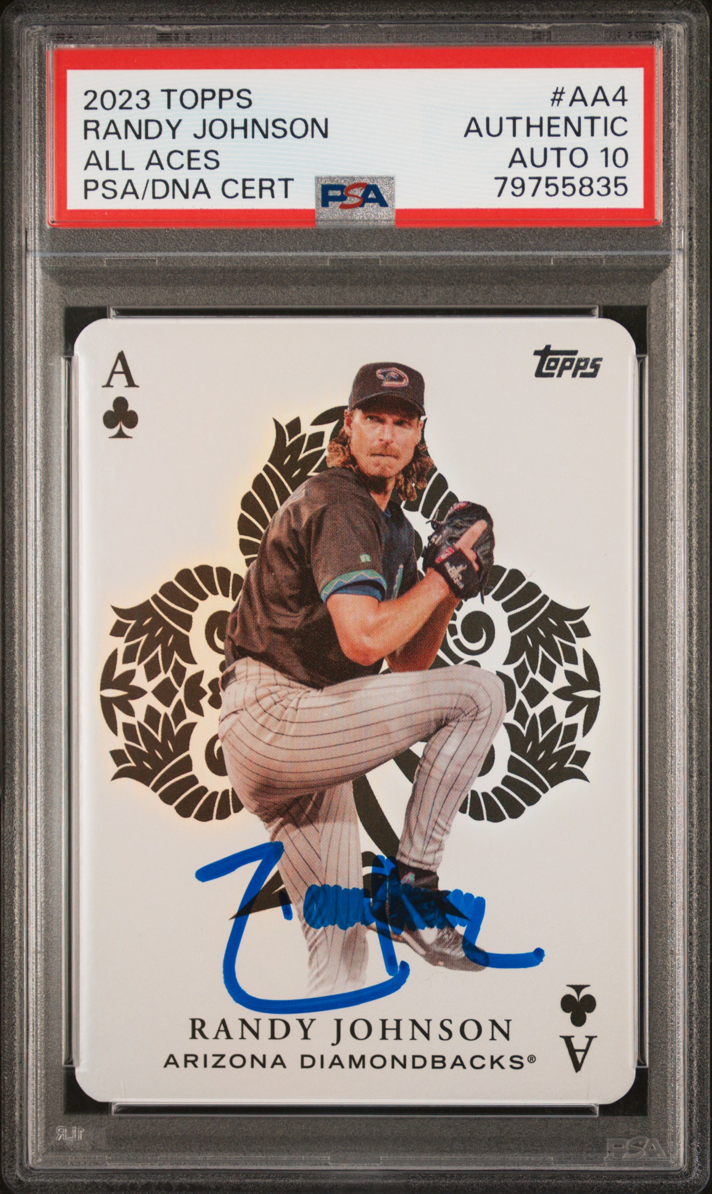 Randy Johnson 2023 Topps All Aces Signed Card #AA4 Auto Graded PSA 10 79755835