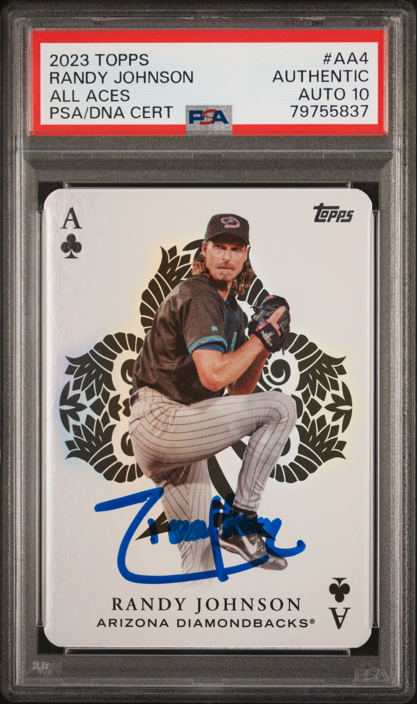 Randy Johnson 2023 Topps All Aces Signed Card #AA4 Auto Graded PSA 10 79755837