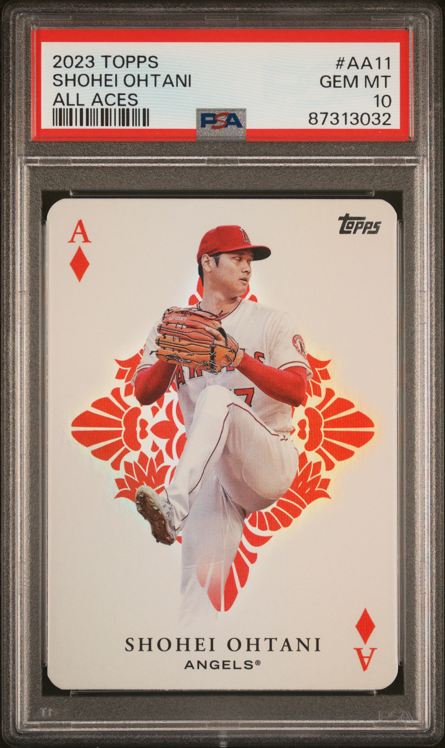 Shohei Ohtani 2023 Topps All Aces Baseball Card #AA11 Graded PSA 10