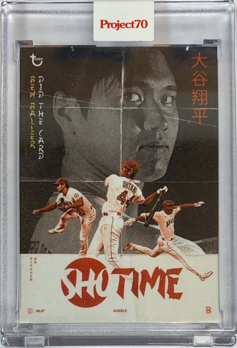 Shohei Ohtani 2021 Topps Project 70 Ben Baller Baseball Card #454 Shohei Ohtani 2021 Topps Project 70 Ben Baller Baseball Card #454