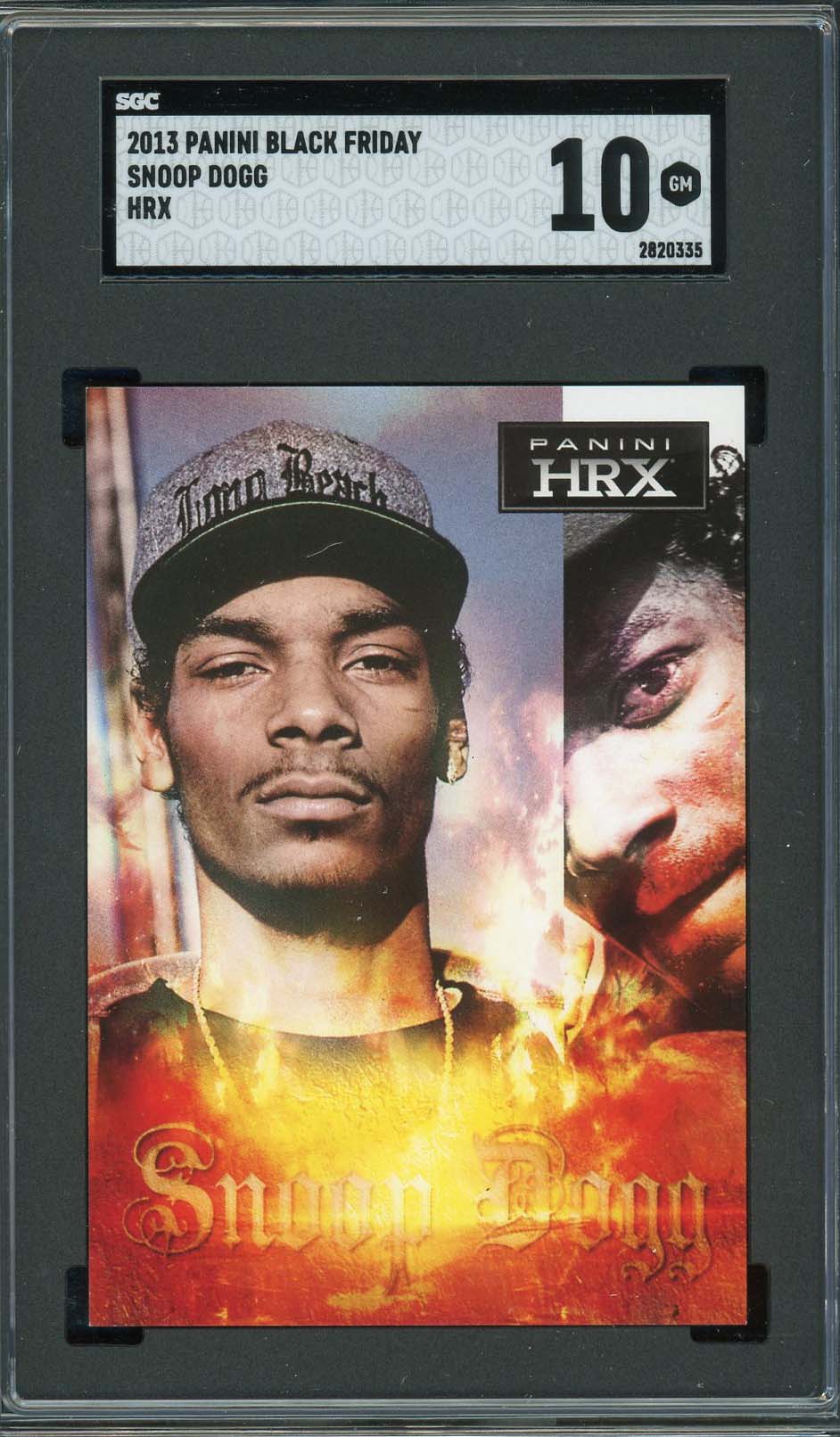 Snoop Dogg 2013 Panini HRX Black Friday Card Graded SGC 10