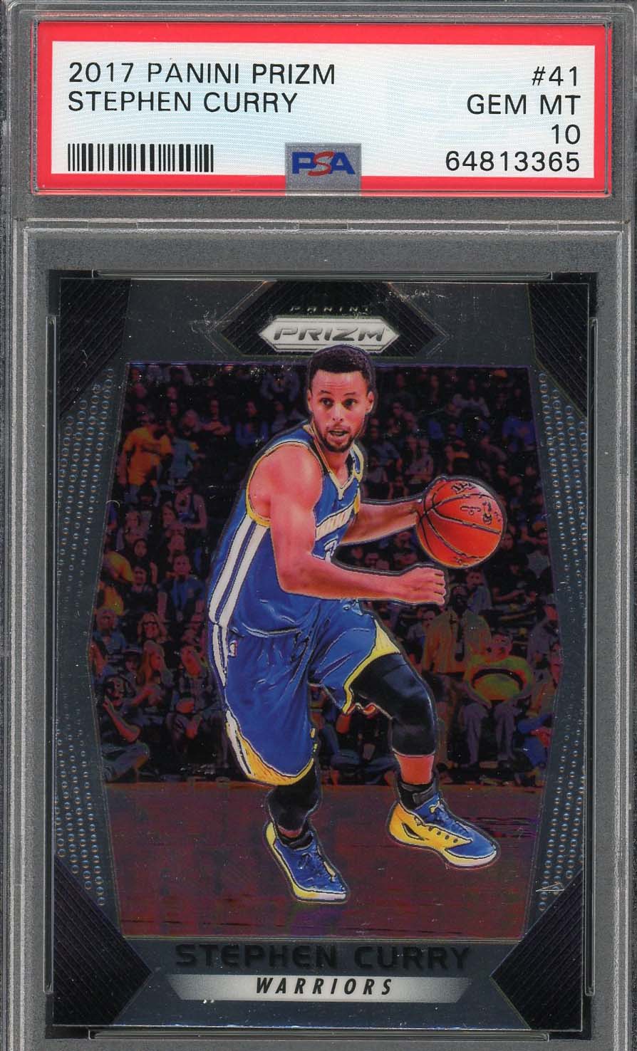 Stephen Curry 2017 Panini Prizm Basketball Card #41 Graded PSA 10 Stephen Curry 2017 Panini Prizm Basketball Card #41 Graded PSA 10