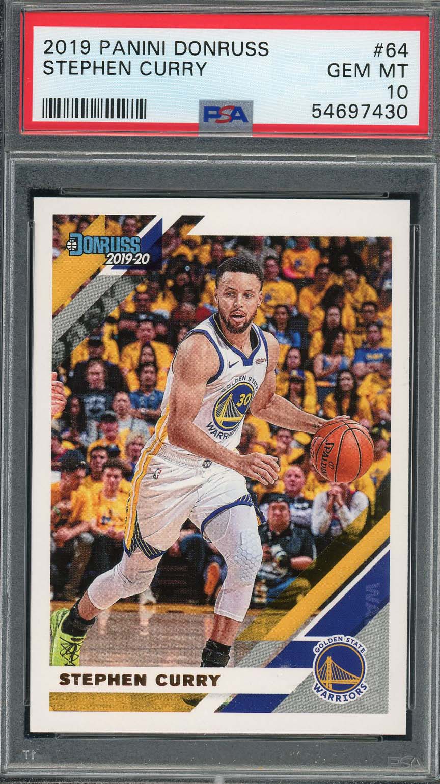 Stephen Curry 2019 Panini Donruss Basketball Card #64 Graded PSA 10 Stephen Curry 2019 Panini Donruss Basketball Card #64 Graded PSA 10